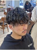 ブリーチ ハイライト ツイスパ マッシュ 横浜