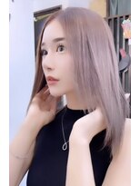 グラス 春吉1号店(glass)&nbsp;ケアブリーチ+カラー+4Stepトリートメント