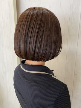 シーン(SCENE) カーキブラウン×ボブ