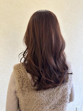 エルサフィロ キタハマ(el zafiro kitahama) 20×30×40代×透明感×艶感×髪質改善×オレンジベージュ