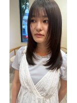 シフト(SHEEFT)&nbsp;ミディアムレイヤー＊ナチュラルブラウン＊愛され20代30代