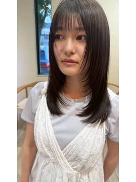 シフト(SHEEFT) ミディアムレイヤー*ナチュラルブラウン*愛され20代30代