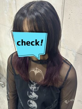 エデン 福岡店(EDeN) #カット#インナーカラー#ウルフカット