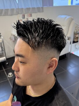 ピークスヘア(peaks hair) 堀江 /スキンフェード/ビジネスヘア/フェードカット/短髪