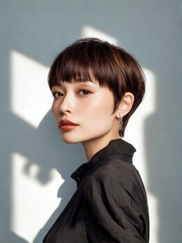 コーン(cone)の写真/ShareSalonConeは多彩な才能が集まるスタイリストのセレクトサロン。人気のショートヘアデザインも人気◇