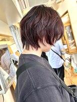 エクテ(ecouter)&nbsp;暗髪暖色ブラウンメンズライクフェイスレイヤーショート