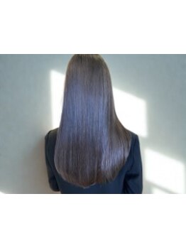 ブリーチ毛OKの髪質改善ストレートが人気◎クセやうねりもナチュラルにまとまる髪へ≪子連れOK/9時OPEN≫