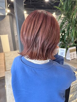 ハイライトカラー(ピンクアッシュ)