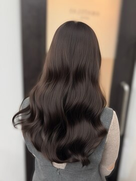 チョコレートブラウン　透け感透明感◎