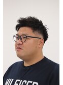 ツイスパ×ツーブロック　フェードカット
