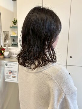 ロマーリ 岡山店(LOMARLIE) ラフウェーブ30代40代50代レイヤーパーマ黒髪パーマ