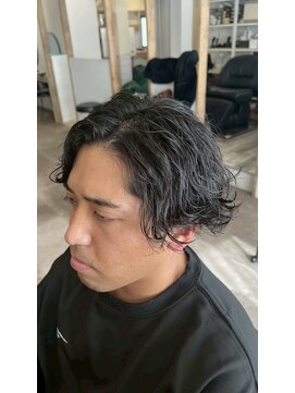 アフェクト 上大岡(affect) 刈り上げセンターパート/波巻きツイストスパイラル/上大岡