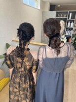 ヘアポップ(hair pop)&nbsp;ヘアアレンジ　ヘアセット　お呼ばれヘア