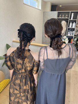 ヘアポップ(hair pop) ヘアアレンジ　ヘアセット　お呼ばれヘア