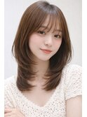【静岡エリア】ふんわり内巻きレイヤーミディ