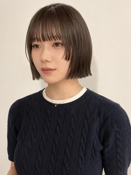 ノラ ギンザ(NORA GINZA) 切りっぱなしボブレイヤーボブ髪質改善20代30代面長銀座