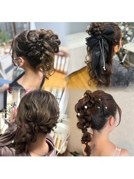 WILL 【ウィル】ヘアセット/着付け/撮影/まつげパーマ/LEDエクステの写真/その日のシーンや雰囲気に合わせたヘアアレンジをご提案◆自分史上最高の"可愛い"をプロデュース!