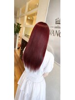 アヴァンシア 石巻(AVANCIA)&nbsp;COCOMI ハイトーン　ブリーチありレッドカラー
