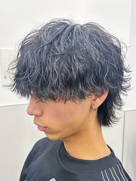 ゴウトゥデイシェアサロン 町田店(GO TODAY SHAiRE SALON) 波巻きシャドウパーマ【町田メンズカット】