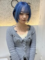 オプス 大名店(Ops)&nbsp;☆クールに振り切る×ブルー×ショートボブ