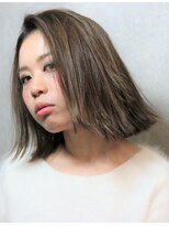 コマ(coma)&nbsp;【coma中野】切りっぱなし風、外ハネボブ、抜け感ハイライト.