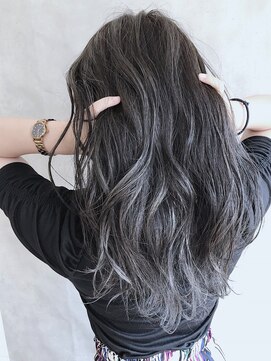 ムウ 難波(MOU) ハッシュカットフルバング似合わせカットレッドブラウン20代30代