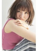 躍動感と透明感をミックスしたアッシュベージュウルフ