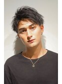 束感ショートアップバングツーブロック