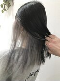 グラデーション×パールグレー