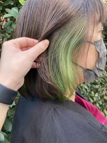 ネオヘアー 曳舟店(NEO Hair)&nbsp;インナーライムグリーン【クゴウ】