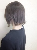 エヌプラス(N+)&nbsp;黒髪グラデヘアーオリーブグレー小顔に見せるヘアココアベージュ