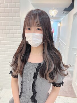 リルミー(Lilme) 前髪＋サイド　インナーカラー　グレージュ　ベージュ ＊Lilme＊