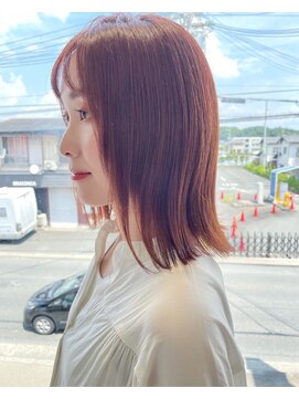 ハピネス 西大寺店(Happiness) 髪質改善　グレージュ　前髪カット　小顔　美髪