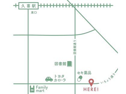 ヘアーグリーン(Hair green)の写真