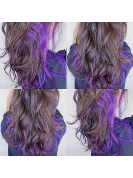 キジ(KIJI) ★ショッキングパープル×インナーカラー★詳細はブログまで