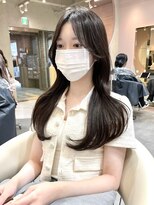 グロー 大宮(GLROW)&nbsp;□ 韓国大宮顔周り髪質改善レイヤーカット前髪カットヨシンモリ