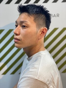 バーバーバー 四谷(BARBER-BAR) ワンセクションアップバンクショート