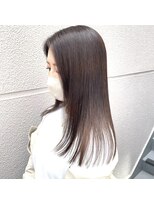 エストアール フクオカ 福岡博多店(est-r. Fukuoka)&nbsp;大人可愛い艶感ヘア