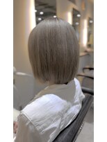 サロンドミルク 新百合ヶ丘店(salon de MiLK)&nbsp;ミルクティーベージュグレージュハイトーンダブルカラーインナー