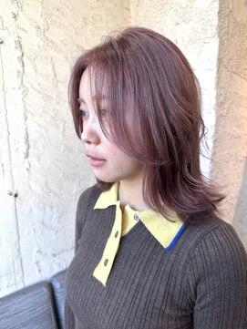 ペネロープ(Penelope) アッシュバイオレット/ミディアムレイヤー/ダブルカラー