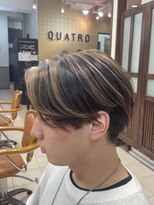 クアトロ グランシュ 川崎店(QUATRO × GranCieux)&nbsp;メンズハイライト　ロジックカラー