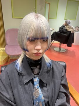 エマ(emma) デザインカラー！ホワイト×ネイビー