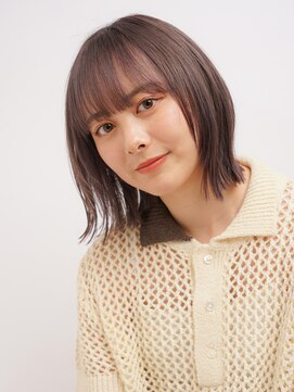 クルー(Creww KYOTO) 切りっぱなしボブ美髪ケアカラー小顔カット似合わせカット