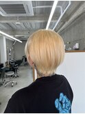 ブロンドカラー☆ショート