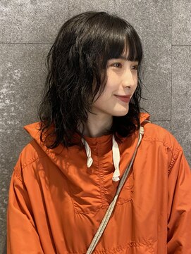 ピークアブー 原宿ハラカド(PEEK-A-BOO) デジタルパーマミディアムレイヤー/オリーブヘア/パーマヘア