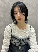 【 切りっぱなしボブ × ダークアッシュグレー 】浅野美紀