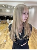 ハイトーン10代20代ブロンドベージュ