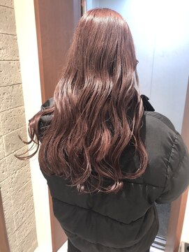 ヴィーヴォ 深江橋店(VIVO) 【 VIVO】ピンクブラウン バレない 隠せる 襟足インナーカラー