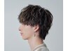 メンズカット＋メッシュキャップハイライト+眉+TR+MCS.フェイス
