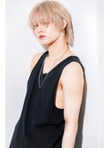 韓国風　色っぽい　ブロンドヘア